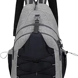 CLUB BOLLYWOOD BNF®Men Backpack Chest Bag Stylish Sports Shoulder Bag for Hiking Travel Cycling Gray|Clothing, Shoes & Accessories | Mens Accessories | Backpacks, Bags & Briefcases-image-9