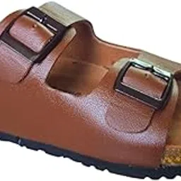 upheave Men Suede Leather Slippers | Sandals | Cork Sole | Cushioned Footbed | Durable | All Occasion Slippers-picture-52