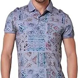 spykar Slim Fit Orange Polo T-Shirt for Men-picture-21