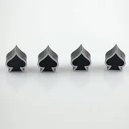 ATORSE® 4 Pieces Car Custom Black Ace of Spades Wheel Tire Air Valve Stem Cover Caps-picture-26