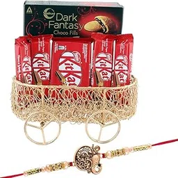SFU E Com Choco Treat Gift Hamper | Rakhi Chocolate Gift For Brother | Ganesh Rakhi With Chocolates | Rakshabandhan Chocolate Gift | 956-picture-27