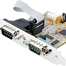 StarTech.com 2-Port PCI Express Serial Interface Card, Dual Port PCIe to RS232 (DB9) Serial Card, 16C1050 UART, Standard/Low Profile Brackets, COM Retention, for Windows/Linux (21050-PC-SERIAL-CARD)-image-7