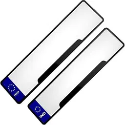 3D Acrylic Designer Car Number Plate With Title Bar (44.5X10 cm Front, 50X12 cm Rear) (2 Pcs Set) Article No.521-picture-64