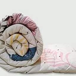 FRESH FROM LOOM Summer Collection Micro Fiber Comforter | Dohar | Quit | Double Bed | Double Weaved | Washable | Hypoallergenic Skin Friendly (Beige | 90 x 95 Inch)-image-21