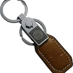 Techpro Premimu Leather Royal Enfield Design Key Chain (Multicolour)-picture-37