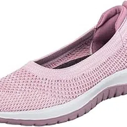 kacheeg Women's Flying Woven Mesh Slip-On Dance Shoes Lightweight Breathable Casual Footwear-picture-28