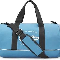 united colors of benetton Conrad Polyester 29.2cm Gym Bag Duffel for Unisex - Teal-picture-40