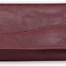 rich born Premium Oneline PU Leather Ladies Wallet – Stylish Women’s Clutch Purse with Multiple Card Slots, Cash & Coin Compartments, Elegant Design for Daily Use, Travel & Gifting (Maroon)-picture-25