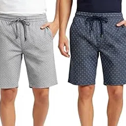 true colors of india Men's Pure Cotton Combo Bermuda Shorts – Elastic Waist, 2 Side Pockets, 1 Back Pocket-picture-49