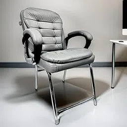 TARUN GRAMUDYOG Relaxation Chair for Home Office Reception Portable Chair Modern Design for Ultimate Comfort (1, Grey, H Type Frame)-picture-53