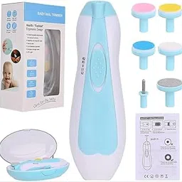 Baby Nail Trimmer with Lights | Electric Baby Nail Cutter 0-6 Months with Multiple Filer Heads Adjustment | New Born Baby Products, Pack of 1-image-58
