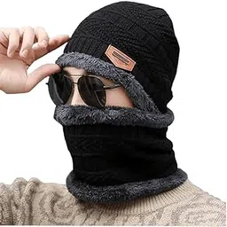 KENDRICK 2-Piece Winter Beanie Hat and Scarf Set, Multicolor, Thick Knit, Warm and Stylish Skull Cap for Men and Women, Perfect for Cold Weather Comfort and Style-picture-42