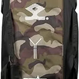 SHREY Star Wheelie Camoflauge 2.0 Cricket Kitbag|3 Padded Bat Pockets|Water Resistant, Camoflauge Black-picture-13