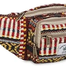 longing to buy Hemp Fanny Pack for Both Men and Women Waist Belt Bag Handmade Pack from Pure Hemp (Multicolored-3)-picture-43