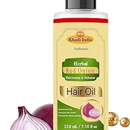 Khadi Herbal Natural Red Onion Hair Oil With Black Seed, 210 ml, Ayurvedic, Cold-Pressed-picture-11