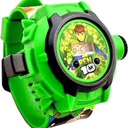 Chacha N Tau Ben-10 24-Images Digital Display Projector Cartoon Watch for Kids Birthday Return Gift Item-picture-31