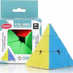 Chanak Speed Pyramid Cube, Stickerless Pyramid Cube, Triangle Pyraminx Cube for Kids Above 8 Years, BIS Approved.-picture-59