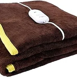 Utopia Bedding Under Blanket Polyester Shock Proof and Heating Electric Single Bed Warmer Blanket Skin Friendly 30x60 inch (Coffee)-picture-65