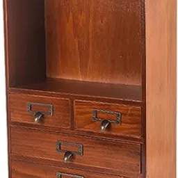 Vintage Tabletop Organizer Countertop Cabinet for Pantry Bedroom Living Room|Home & Garden|Furniture|Cabinets & Cupboards-picture-23