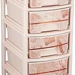 Liza Orry Plastic Modular Drawer For Home,Office,Parlor,School,Doctors And Kids Storage Rack Large Multipurpose Foldable drawers Anti-Slip organizers (Beige, Liza Orry 5)-picture-38