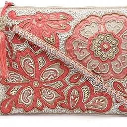 anekaant Ghoomar Floral Embellished Cotton Canvas Sling Bag-picture-50