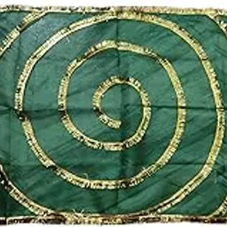 Dargah Chaddar/Dargah Chadar/Dargah Chunari/Ajmer Sharif Dargah/Color- Green, (1, Cotton)-picture-21