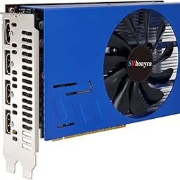 SRhonyra Geforce GTX 1050 Ti 4GB 4HDMI pci_e_x16 Graphic Card 128-Bit Quad Monitor Video Card GDDR5 For Mulitple Displays, Projection Or Video Wall-picture-20