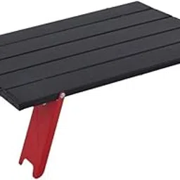 TRENDIVIBE Portable Mini Folding Aluminum Table Outdoor Camping Outdoor Meal Desk Red Black-image-41