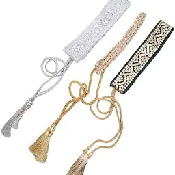 the cool grandmom Traditional Perfect Combo of 3 | Western and Traditional Women Waist Belts for Sarees, Gowns, Frocks, Lehengas-picture-29