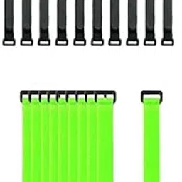 CALANDIS 20x Fishing Rod Belts Ties Bike Carrier Rack Tool Stretchy Green Black | Car & Truck Racks-picture-21
