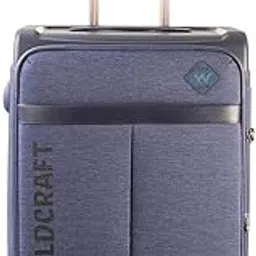 wildcraft Fabric Capella Dk_Blue Hybrid 8 Wheels Double Spinner Travel Suitcase (12214)-Medium (WxDxH : 42x28x64 CM)-picture-15