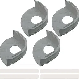 MERISHOPP®4 Pieces Bed Sheet Holders Tight Non Slip Easy Installation with Strips Gray|Home & Garden|Bedding|Bedding-image-15