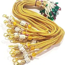 generic A ONE Online 6 Pieces Pearl Necklace Adjustable Back Rope Dori for Jewellery Making Pearl-picture-33