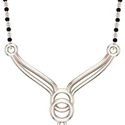 dishis 14K/18K/22K Yellow/Rose/White Gold Designer Mangalsutra for Women-picture-21
