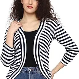 Amazon Brand - Nora Nico Women's Cotton Shrug with 3/4th Sleeves-picture-19