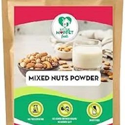 Little Moppet Foods Mixed Nuts Powder - 100g | No Additives and Preservatives | Free from Added Salt and Sugar | Made with Almonds, Cashew, Pistachios and Walnut | | Hand Roasted in Small Batches | Helps in Healthy Weight Gain-image-17