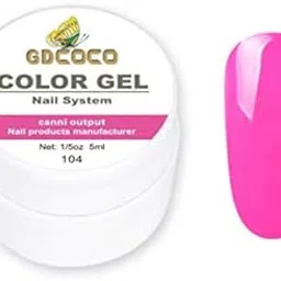 GDCOCO 5ml nail UV Gel soak off UV LED Nail Art Pure Color Gel paint color UV gel polish (GD-CG-5ml-104)-image-77