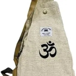 Keproduct Hemp Cross Body Sling Bag with Om Symbol-picture-35