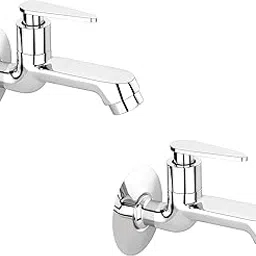 CLINTON Brass Jazz Long Body Tap for Bathroom, and Kitchen Chrome Finish (Set of - 2)-picture-37