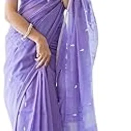 avantika fashion Women's Cotton Linen Saree With Blouse Piece-picture-42
