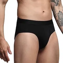 jack & jones Men's Cotton Blend Classic Solid Briefs-picture-57