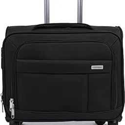 carrimate Aspire Polyester Rolling Laptop Bag | 8 Wheels | Black | 24L Capacity-picture-26