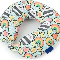 Zest 4 Toyz Neck Pillow for Travelling Airplane Travel Memory Foam Pillow 360° All Around Support Comfortable Head Rest Neck Holder Pillow (Pack of 1) Random Color-image-9