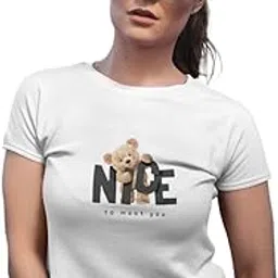 Women’s Crop Top | Stylish Casual T-Shirt for Girls | Trendy Summer Stylish Nice Print Crop Top, White Short Sleeve-picture-29