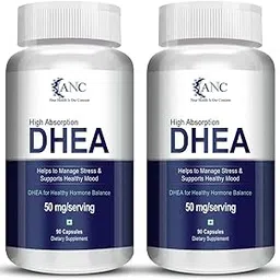 ANC DHEA 50mg | Supports Healthy Mood | 90 Capsules (Pack of 2)-picture-10
