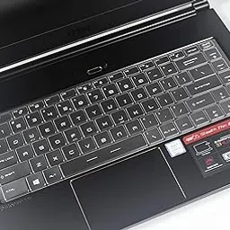 RAYA TPU Keyboard Cover for MSI Thin 15 / GF63 / GF65 and Thin A15 Series Gaming Laptop Keyboard Skin (Transparent)-picture-16