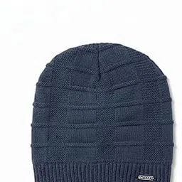 Winter Cap for Men,Woollen Cap for Men and Women,Stylish Soft Knit Unisex Beanie with Velvet Lining for Ear and Head Protection Without fold-image-97