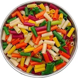 NATURE VILLA Colourful Fingers Fryums Crunchy | Small Fryums | Papad Chips Snacks Pingal's | Ready to Fry Snack (200g)-picture-14