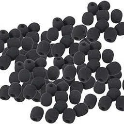 ATORSE 200pcs Small Foam Covers Windscreen Windshield for Microphone 18mm x 8mm-image-35
