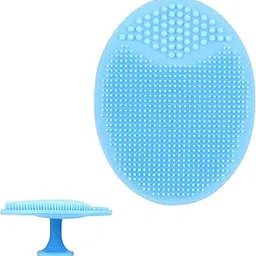 GLUN® Silicone Face Scrubber Exfoliator, Soft Face Brush, Facial Cleansing Brush Acne Pore Pad for Deep Cleaning Skin Care-picture-26